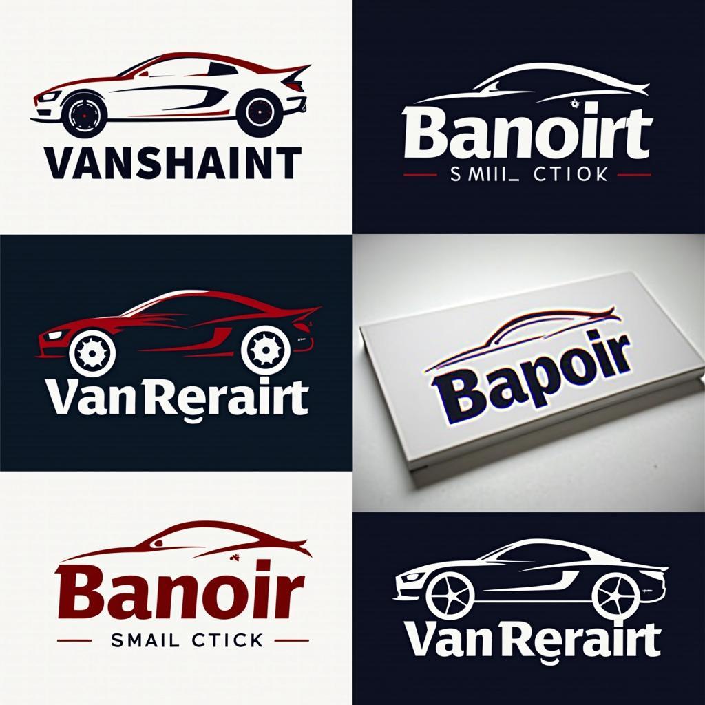 Examples of Transparent Car Repair Logos