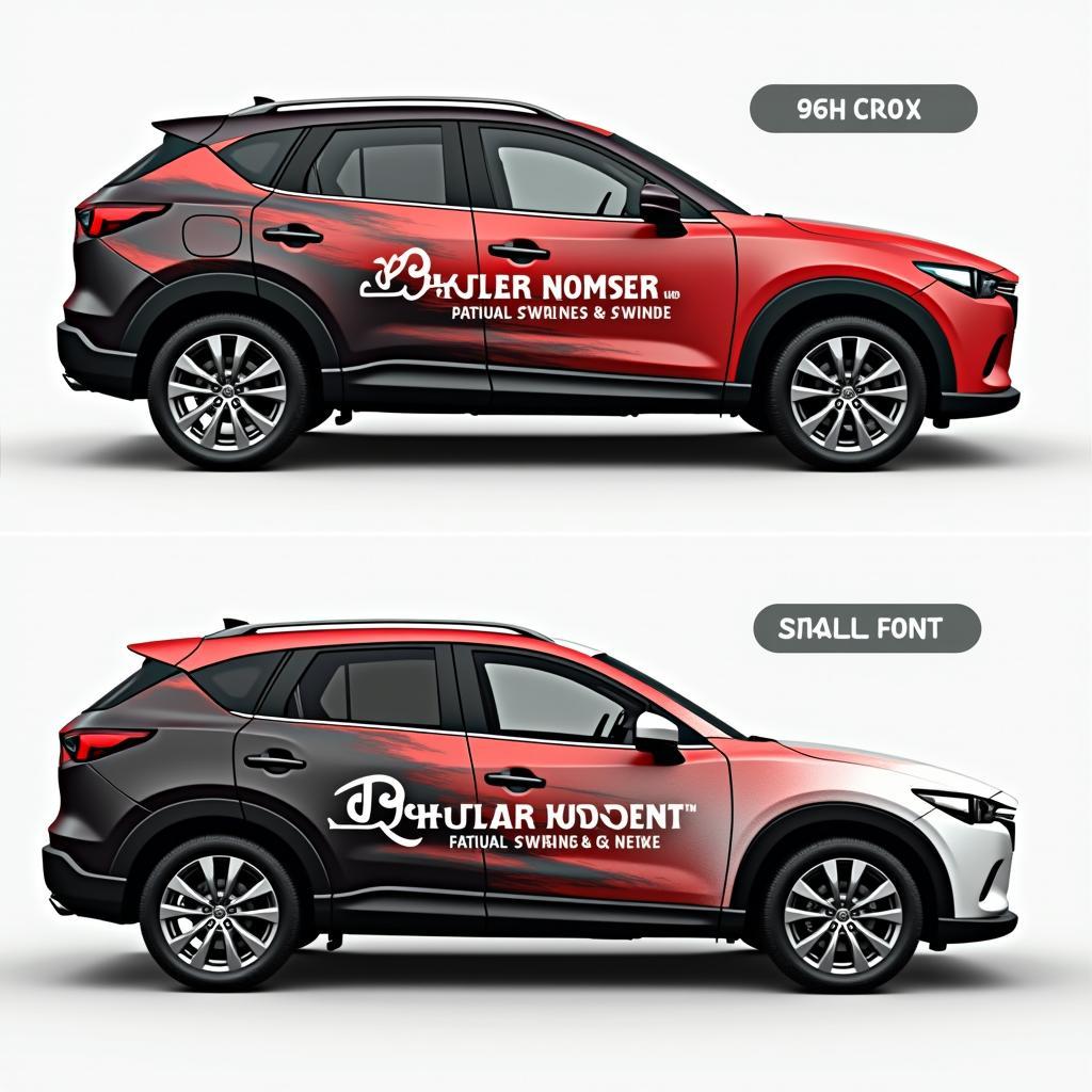 Optimizing Legibility and Visibility on Ultrasound Car Wraps