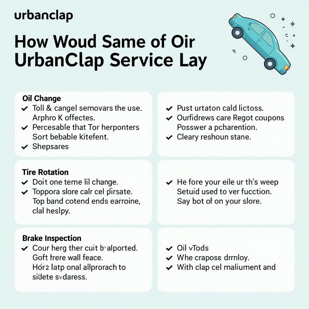 UrbanClap Coupon Car Service Deals: Find discounts on various car maintenance services.