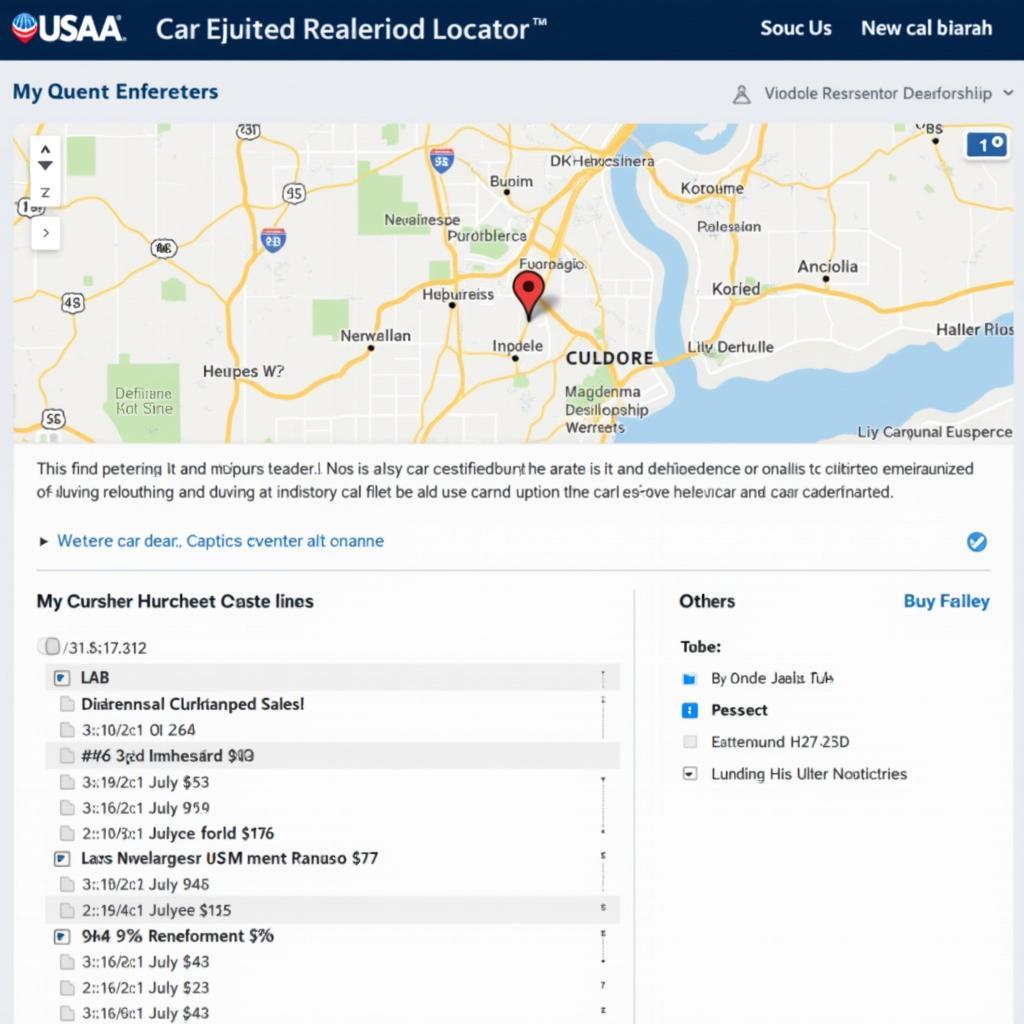 USAA Car Buying Service Dealership Locator