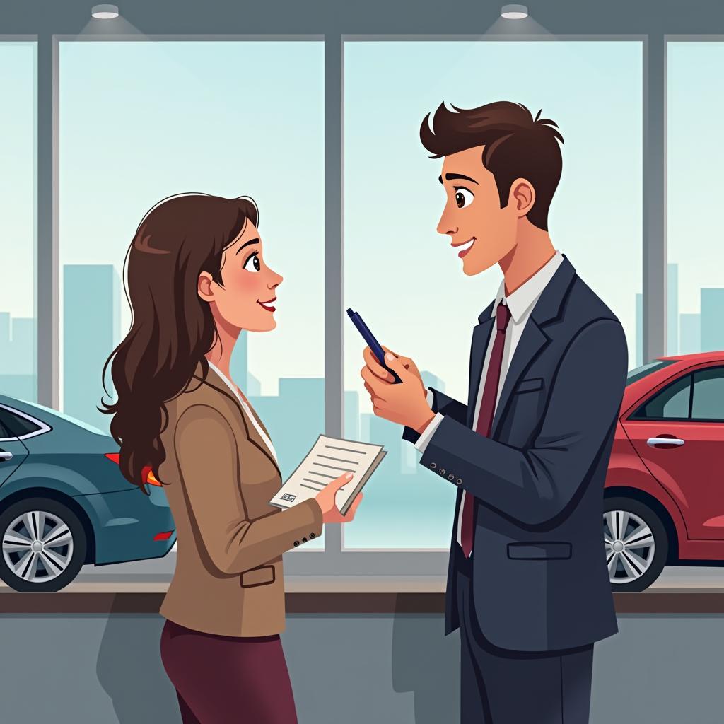 Financing Options at a Used Car Dealership