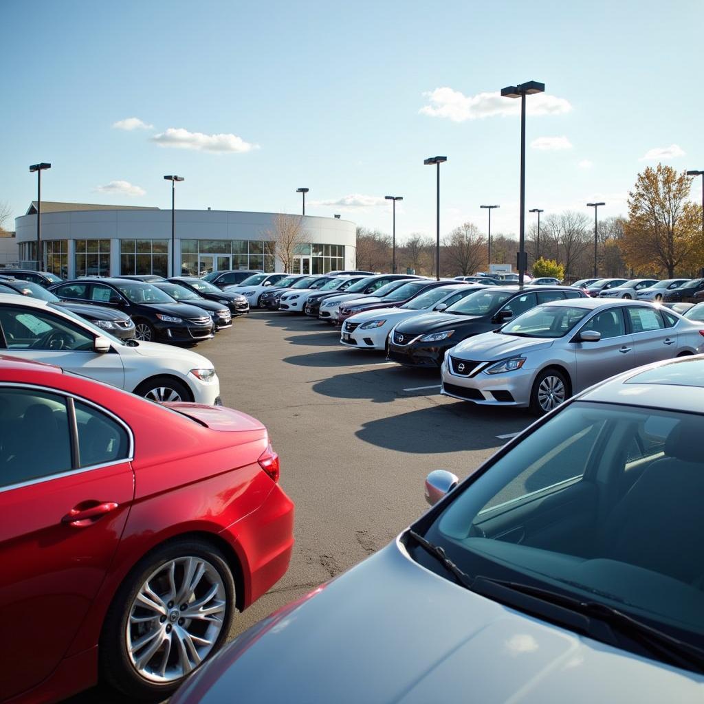 Wide Selection of Used Cars at a Dealership