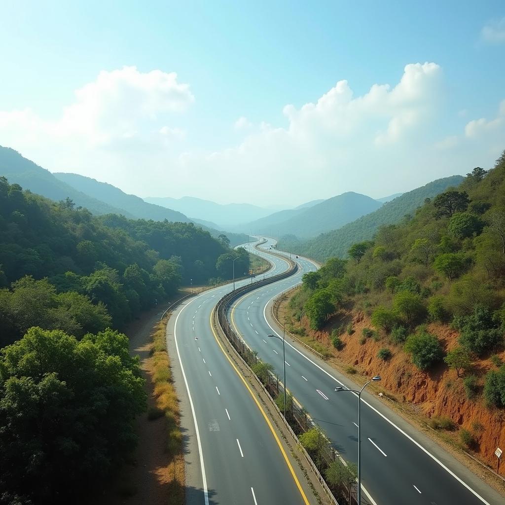 Scenic Highway Route from Vadodara to Mumbai