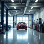 Modern Service Bay at Vinayaka Cars K R Puram