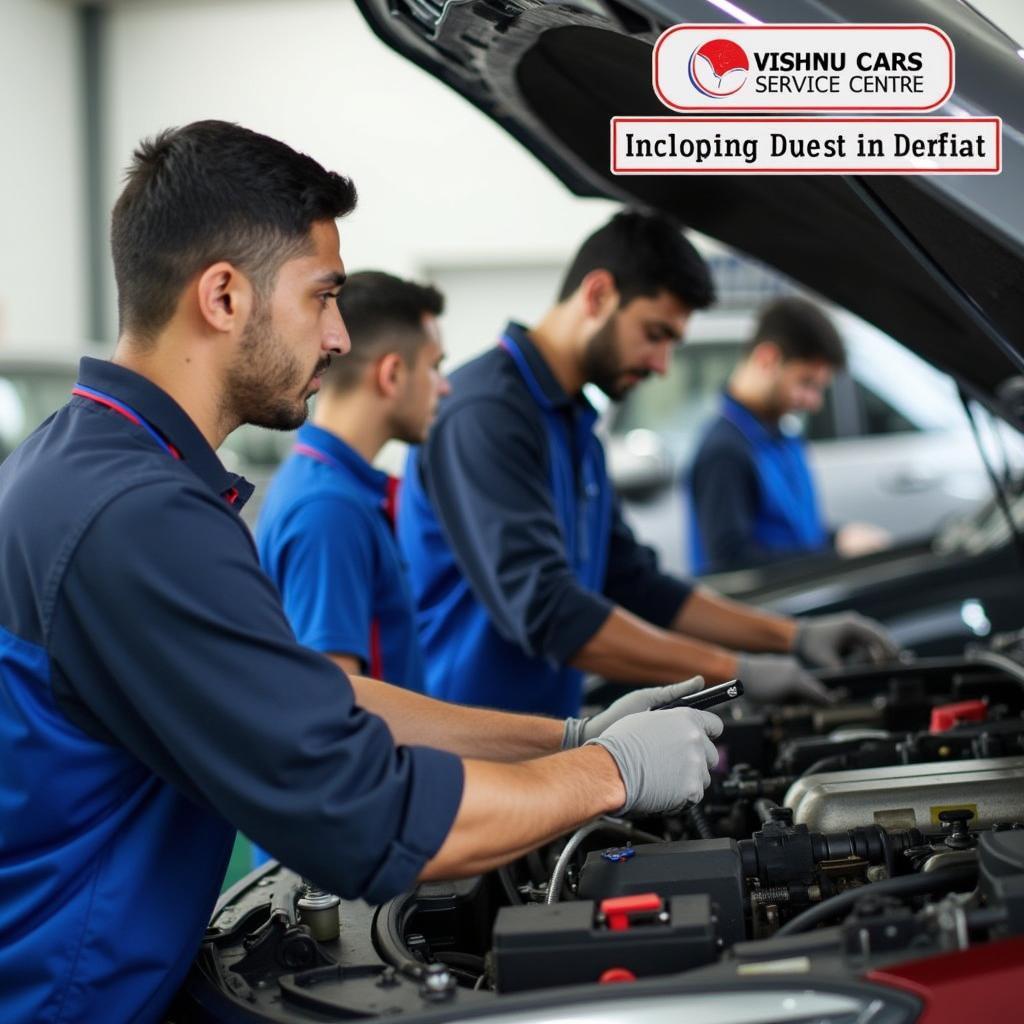 Vishnu Cars Service Centre Trained Technicians