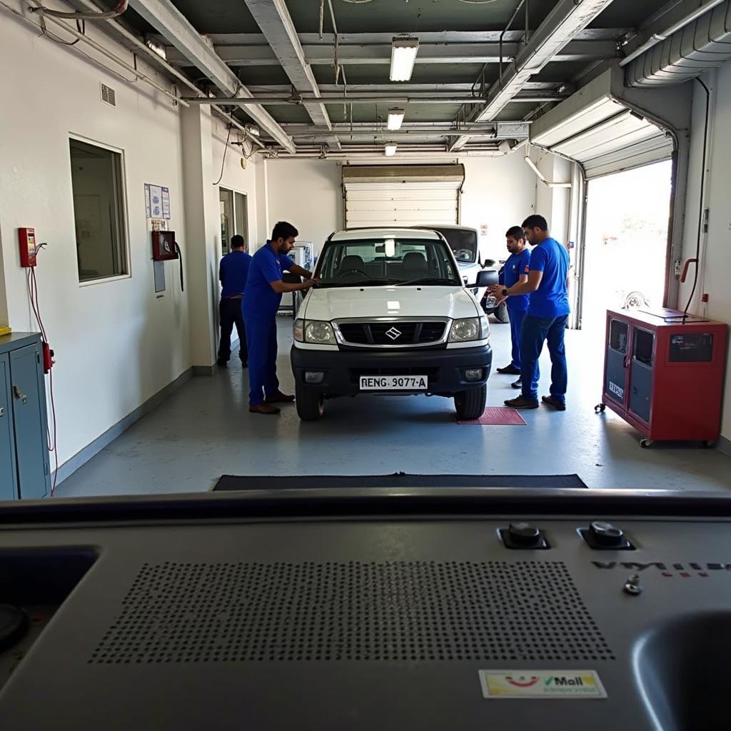 Vishnu Maruti Car Service Bay in Guduvanchery