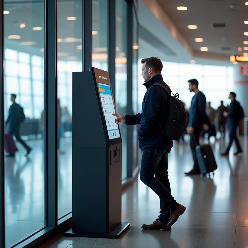 Vollar Self-Service Kiosk at Airport