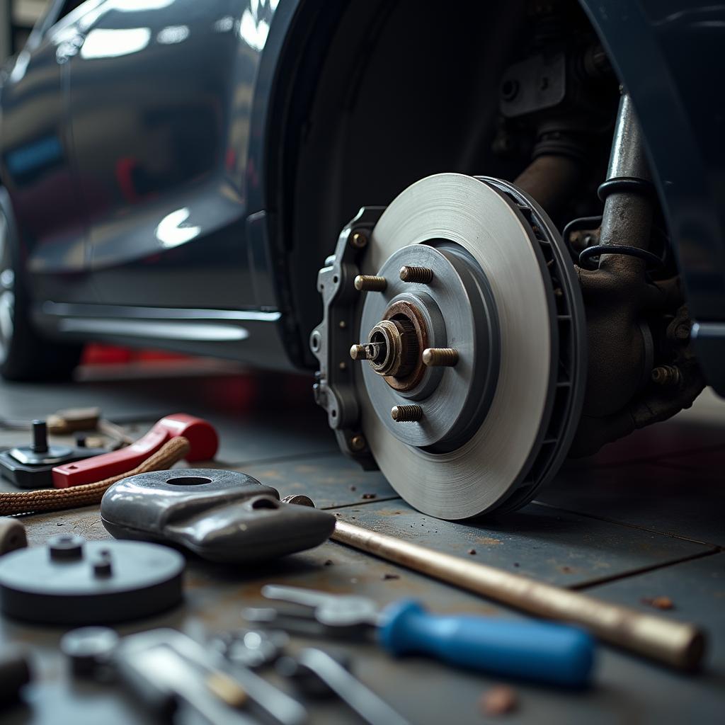 Brake Repair Service at a Car Service Center in Wagle Estate