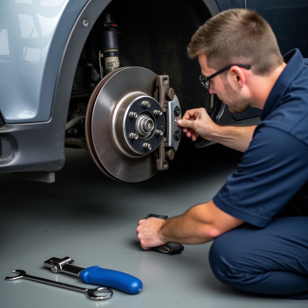 Brake Inspection at Wayne Car Service