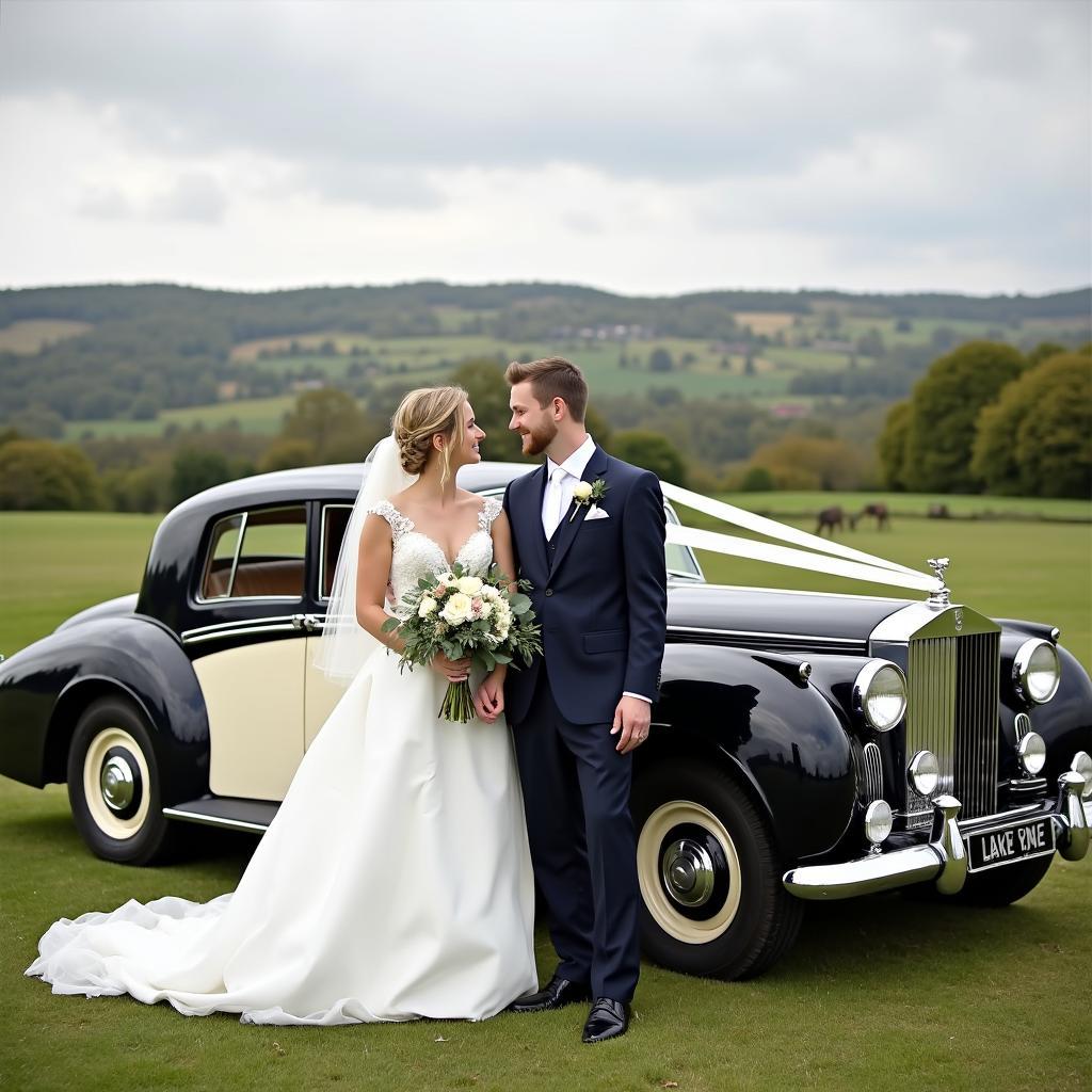 Wedding Car Rental Photography - Bride and Groom