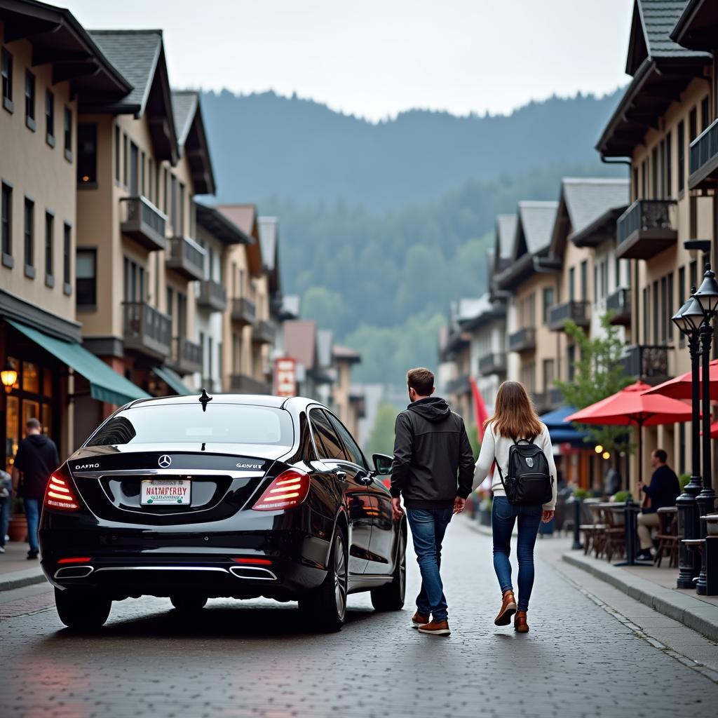 Whistler Village Car Service Dropoff