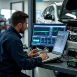 Modern Diagnostic Equipment in a Willow Grove Car Service Center