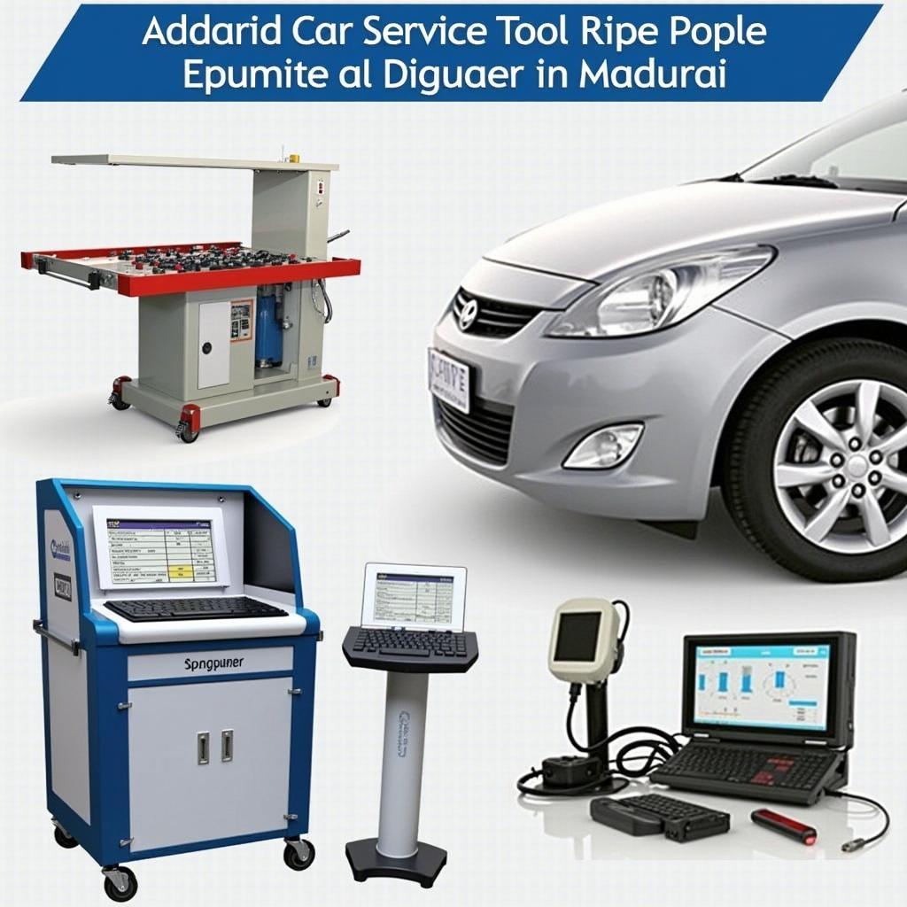 Modern Garage Equipment in Madurai Car Service